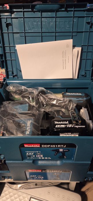 Makita wiertarko-wkretarka DDF451RTJ