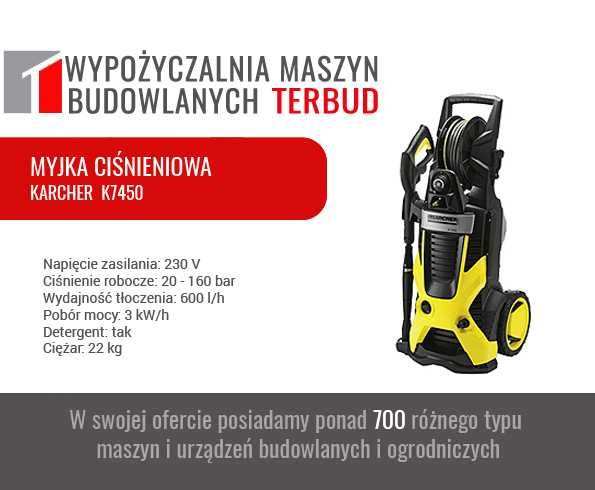 Myjka ciśnieniowa KARCHER, odkurzacz przemysłowy, generator ozonu, itp