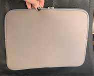 Torba na laptop szara piankowa 34x25,5x1,5cm