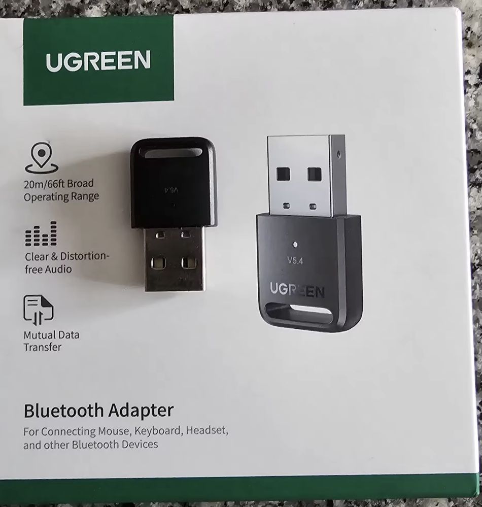 Adaptador USB para Bluetooth ORIGINAL UGREEN - Carro, Pc, Musica