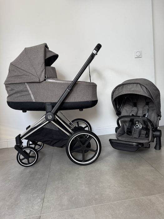 Cybex e-Priam 2.0 2w1 Manhattan Grey / Chrome Black