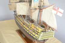 Model HMS Victory 1:84 – ręcznie składany – unikat kolekcjonerski