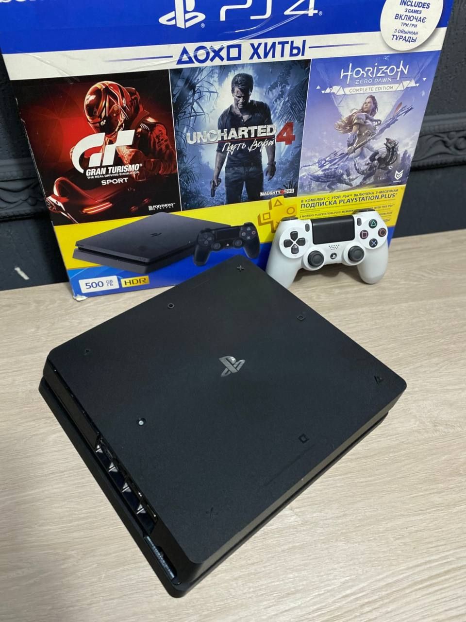 Ps4 slim 1tb 500gb на вибір джойстик
