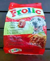 Karma dla psa Frolic 2, 8 kg z wołowiną Okazja