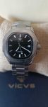 Zegarek automatyczny VICVS z bransoletą, nowy -  vintage Patek