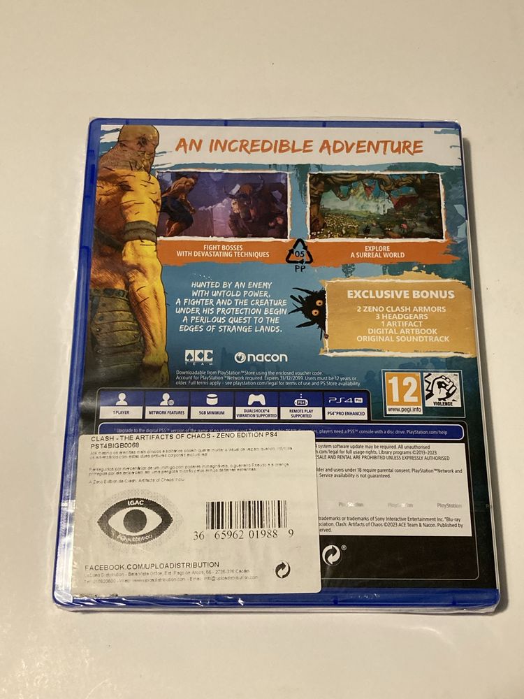 Jogo PS4 Clash - The Artifacts of Chaos (Zeno Edition) novo