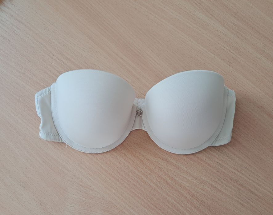 Beżowy stanik bez ramiączek Atlantis 70C