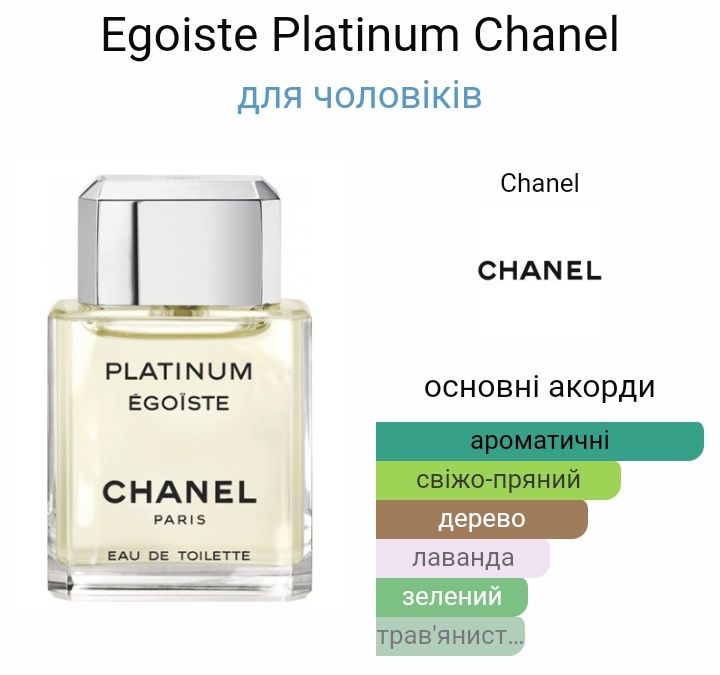 Chanel Egoiste Platinum.Шанель Егоїст Платінум.