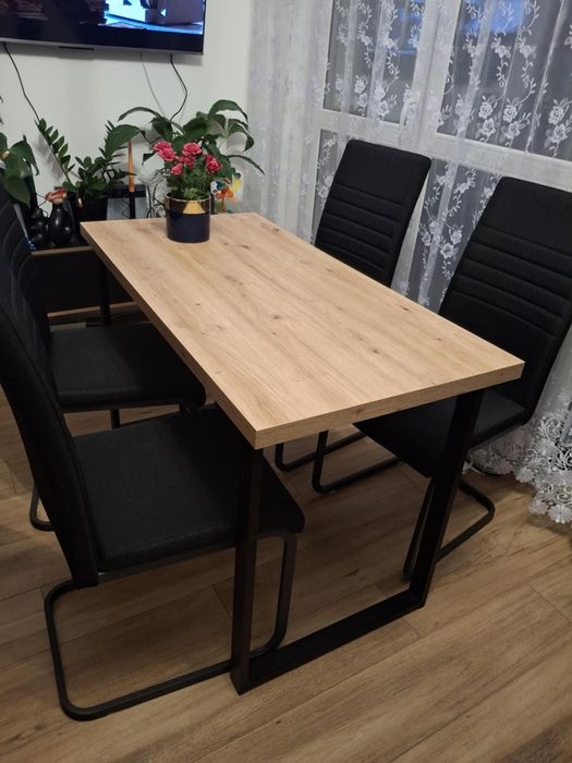Stół do jadalni loft 120 cm