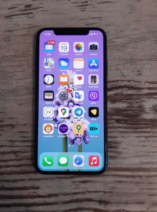 iPhone  X  акб96%