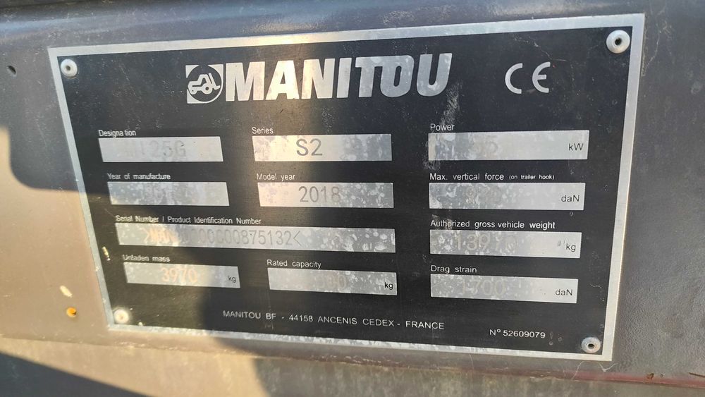 Wózek Widłowy MANITOU MI25G, rok produkcji 2018, udźwig 2,5 tony