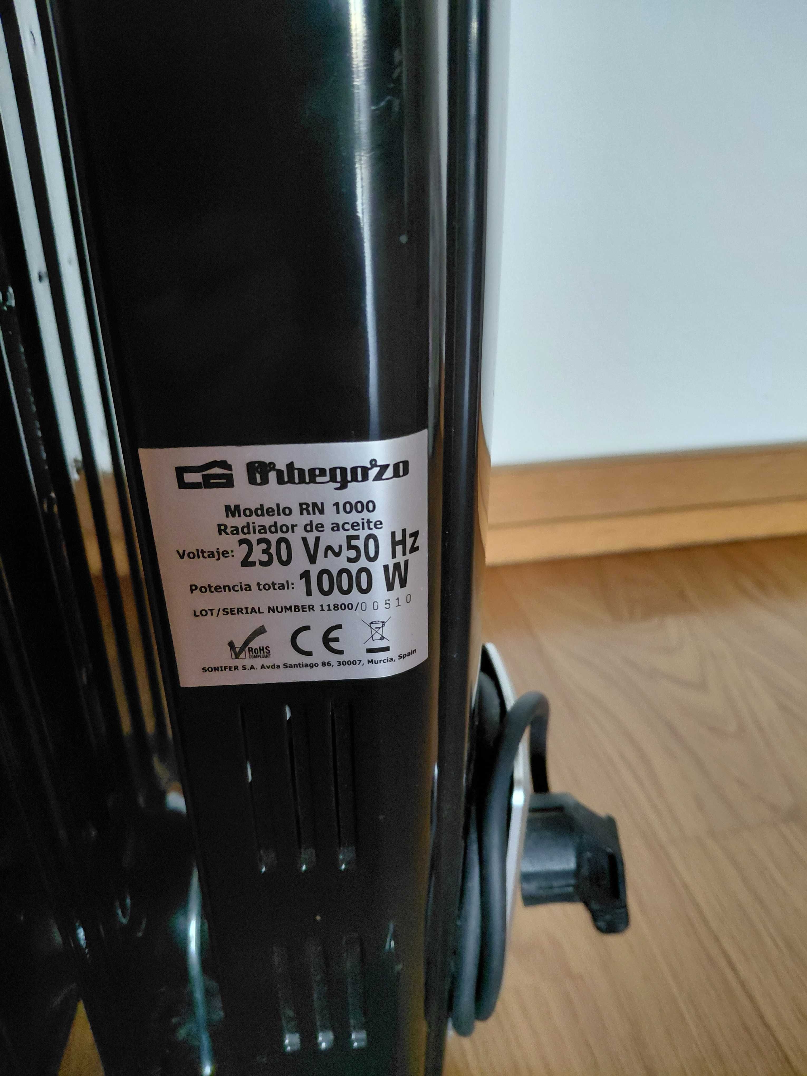 Aquecedor a óleo