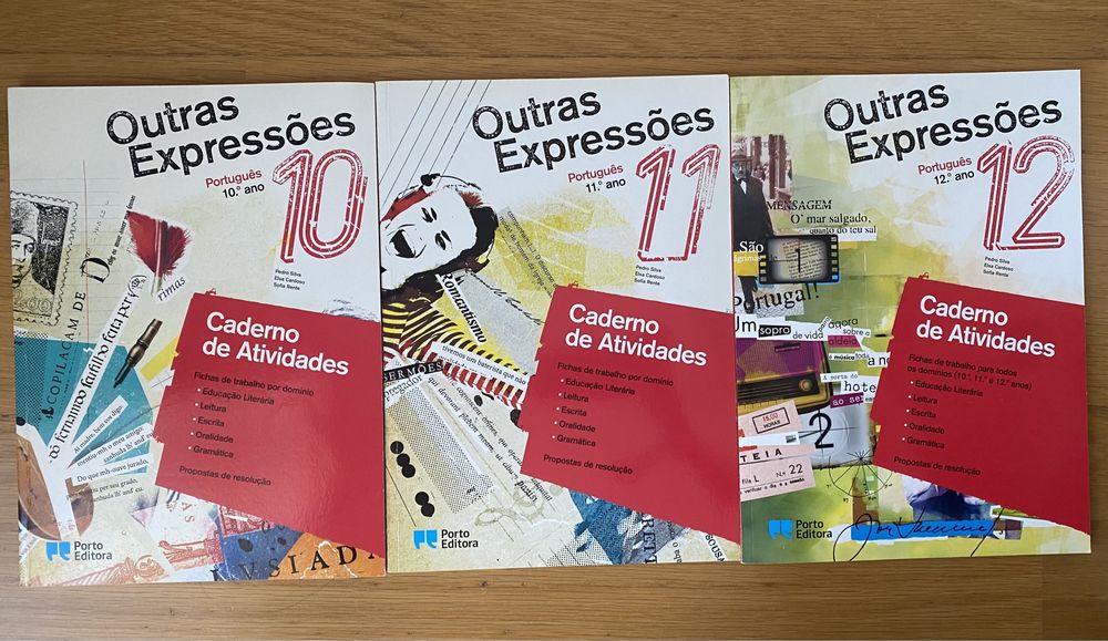PACK - Cadernos de Atividades de Português (10°, 11° e 12° anos)