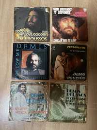 Lote de 6 discos singles do Demis Roussos