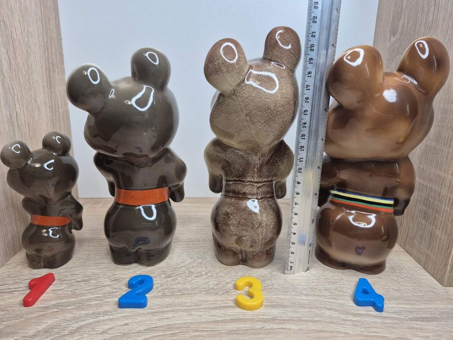 Мишка олимпийский статуэтка олімпійський ведмедик