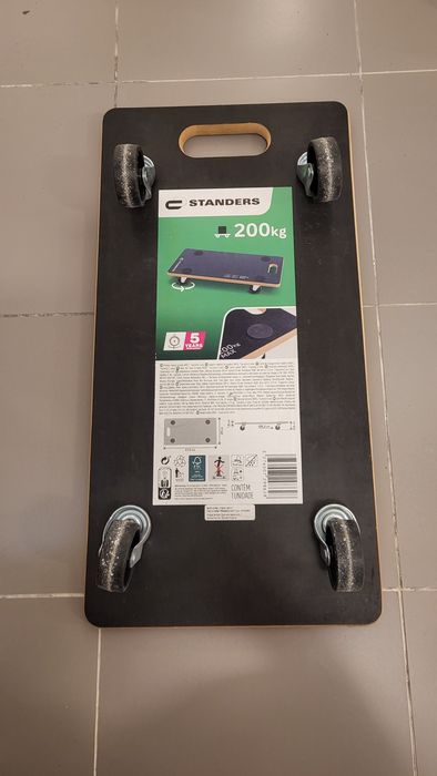 Suporte com rodas para transporte para cargas até 200 kg