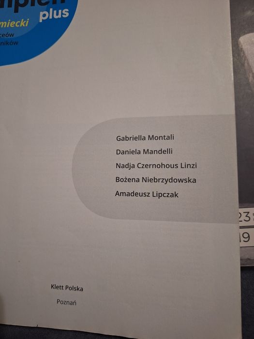 Podręcznik do j. niemieckiego+ ćwiczenia gratis, Komplett plus 1