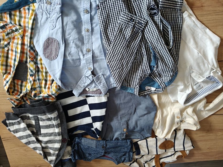 Zestaw ładnych ubranek dla chłopca, rozmiar 74