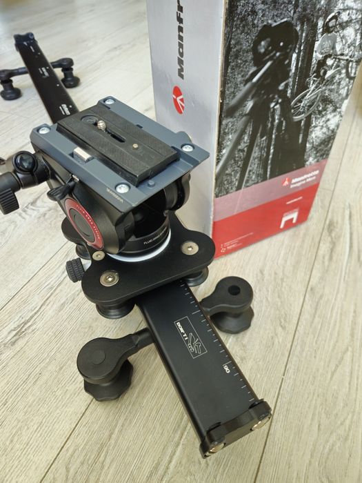 Slider Foton Kameleon 94cm plus głowica Manfrotto MVH500AH.