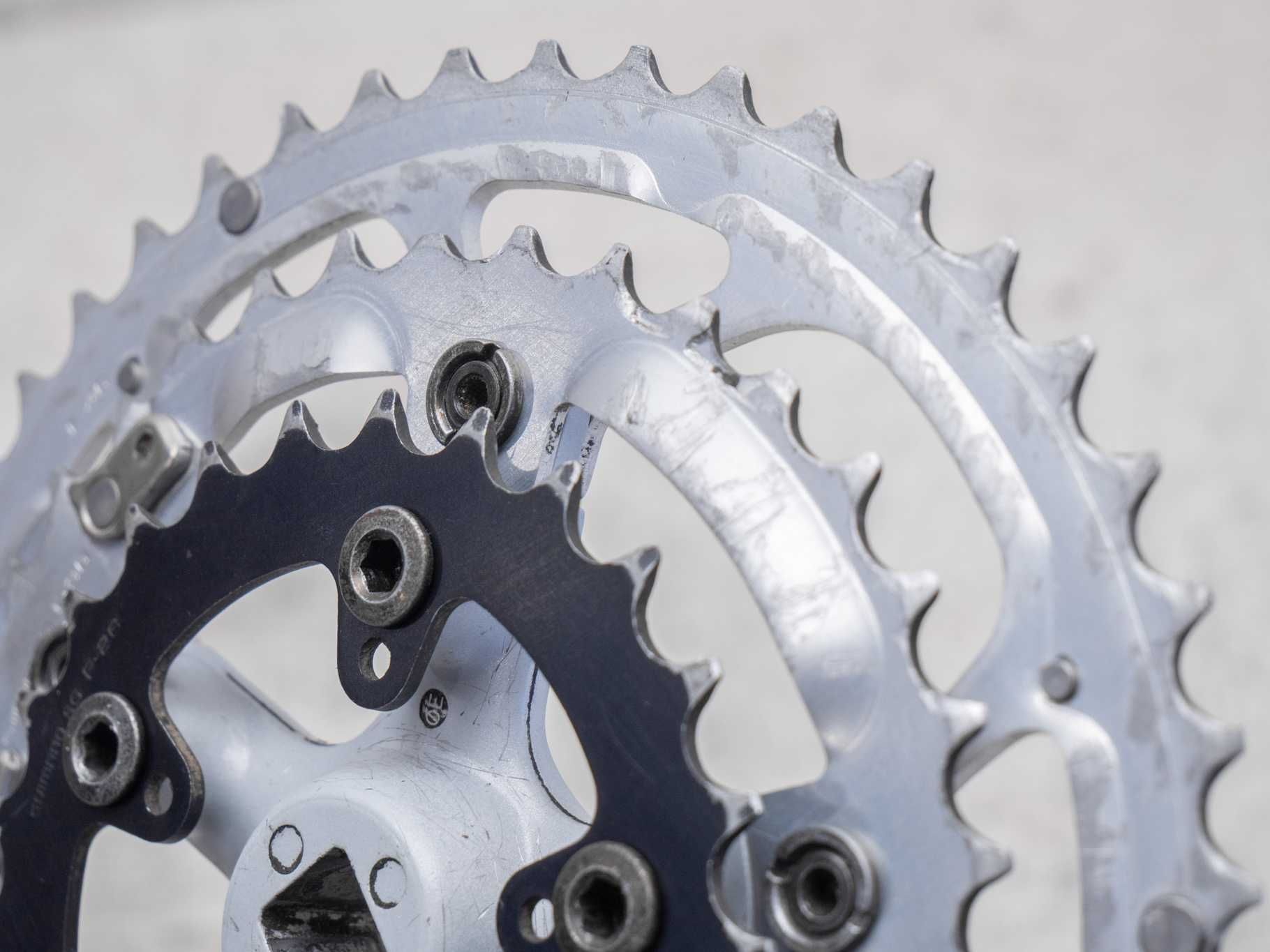 Система Shimano Exage ES 46/36/26 (FC-M520) шатуны 175 мм