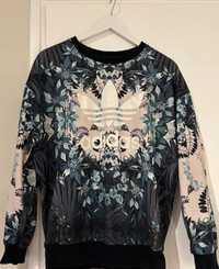 Adidas bluza w kwiaty Romantic Woods Sweatshirt 36 38