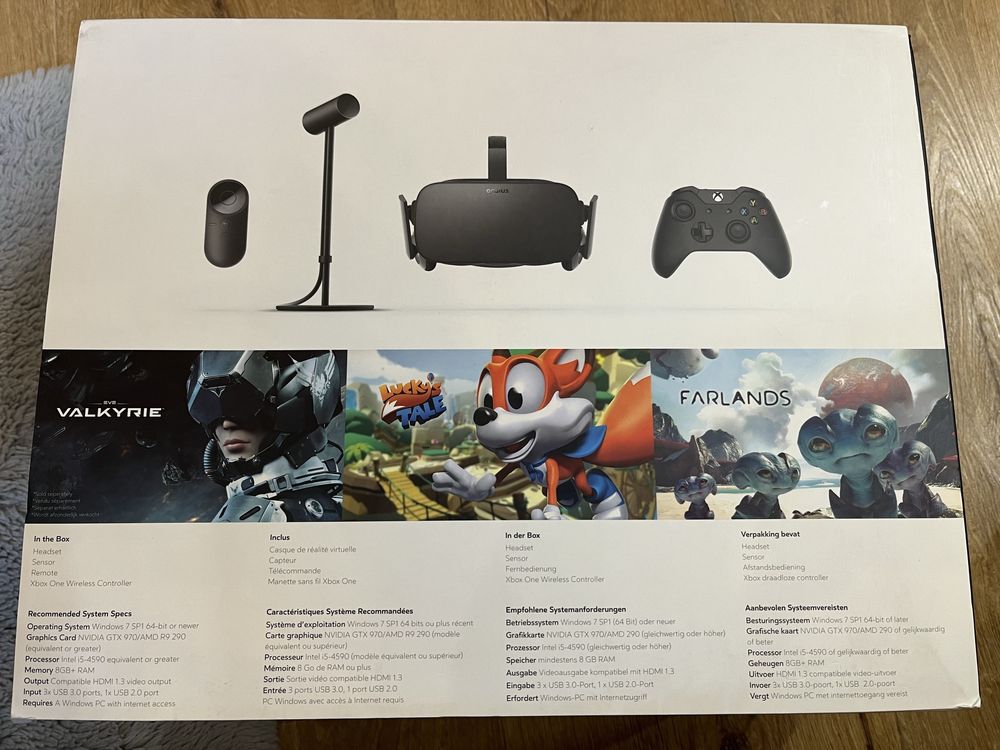 Gogle VR oculus rift