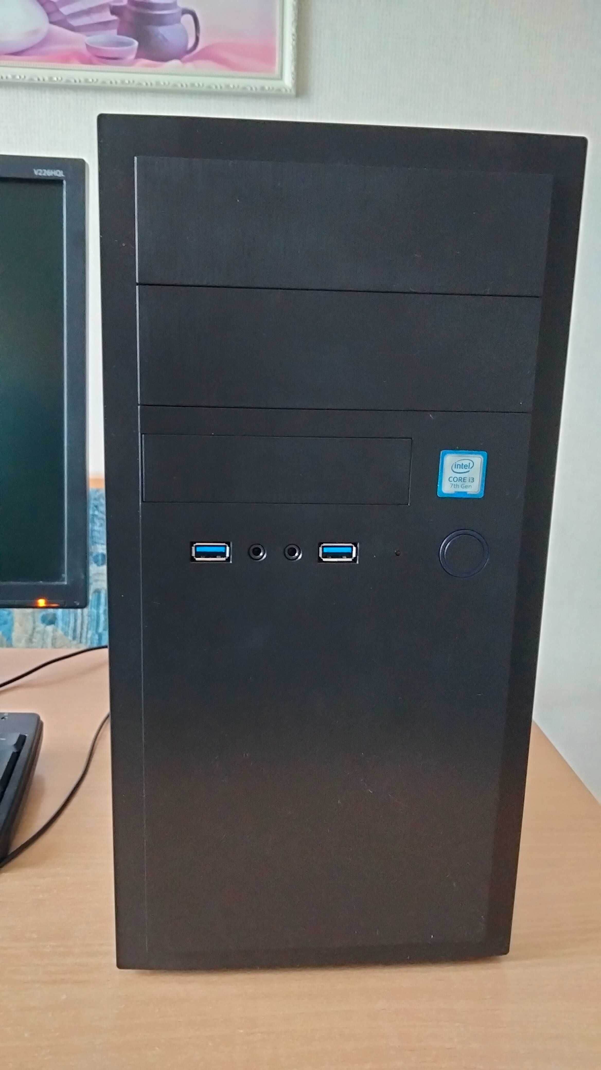 Комп'ютер Intel I3-7100/16Gb-DDR4/128Gb-SSD/1Tb-HDD/22" Acer/Windows11