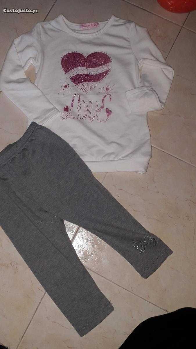 Conjunto 2 pelas 24-36 meses, "nova e embalada"