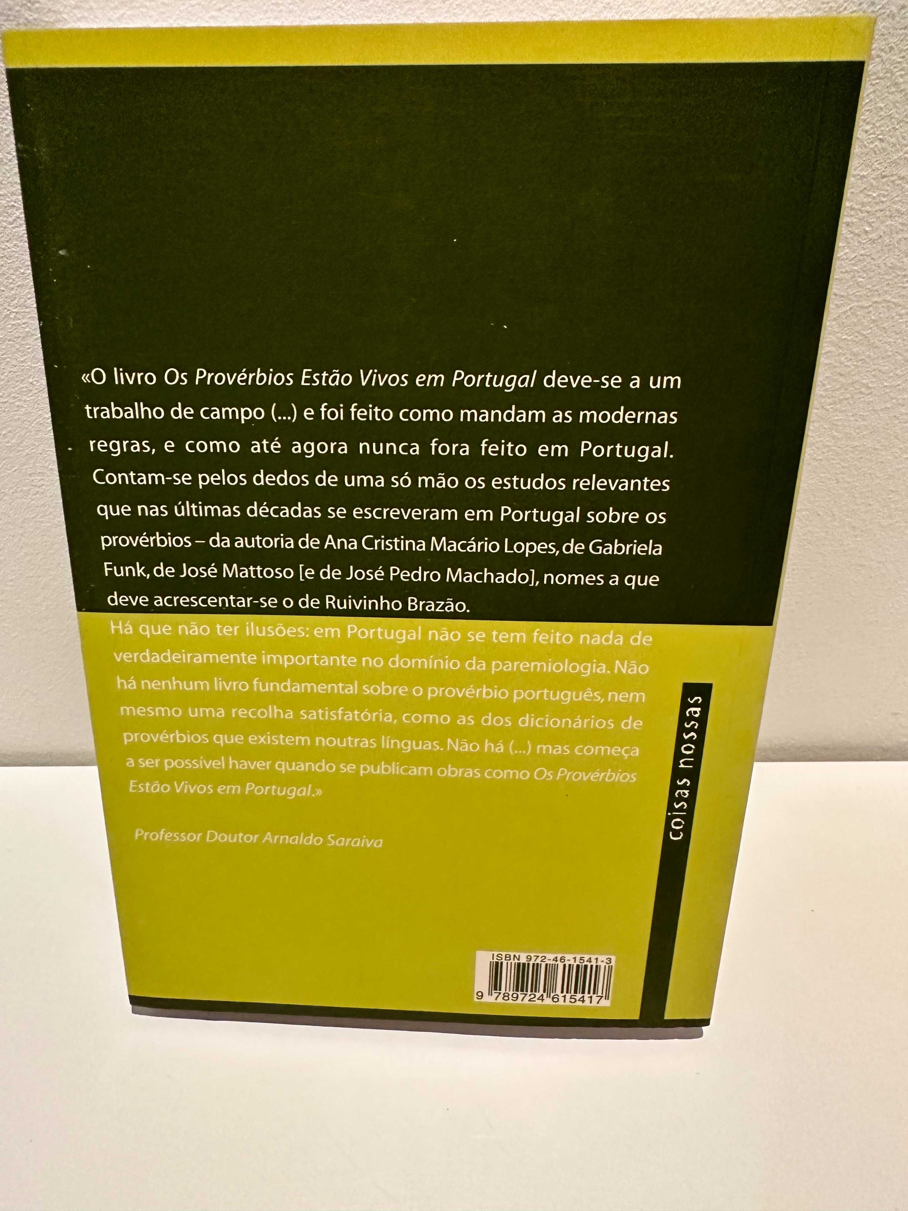Livro "Os provérbios estão vivos em Portugal"