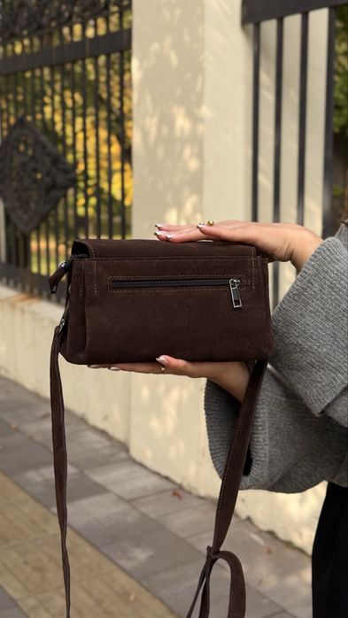 Замшева сумочка жіноча, замшева сумка