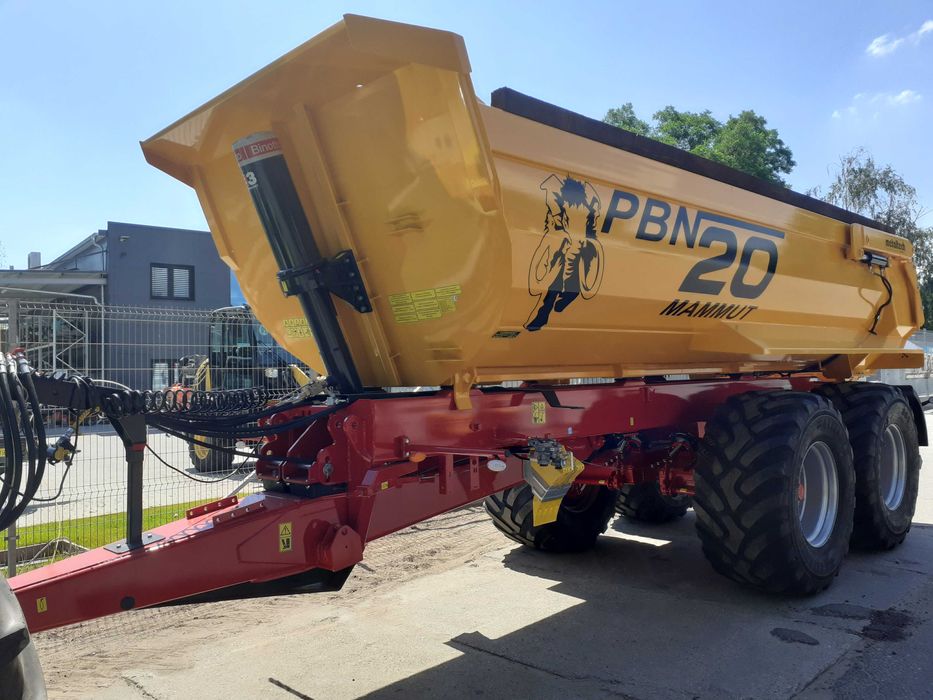 Wynajem Metaltech PBN20/20R przyczepa budowlana rolnicza tandem mamut