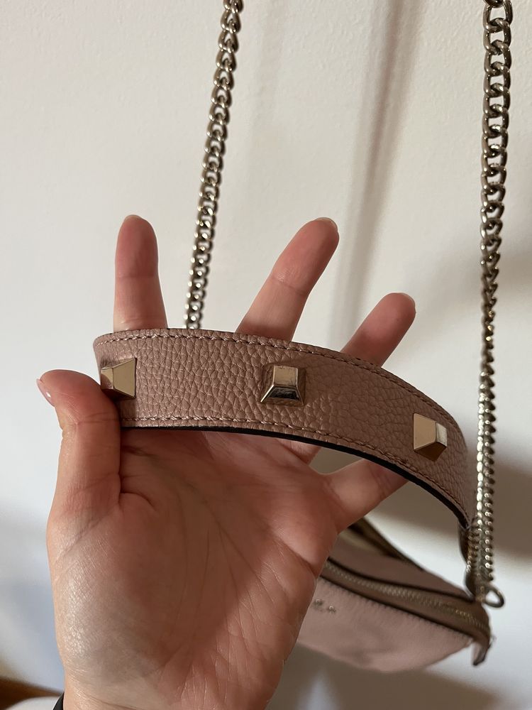 Torebka nude/róż GUESS