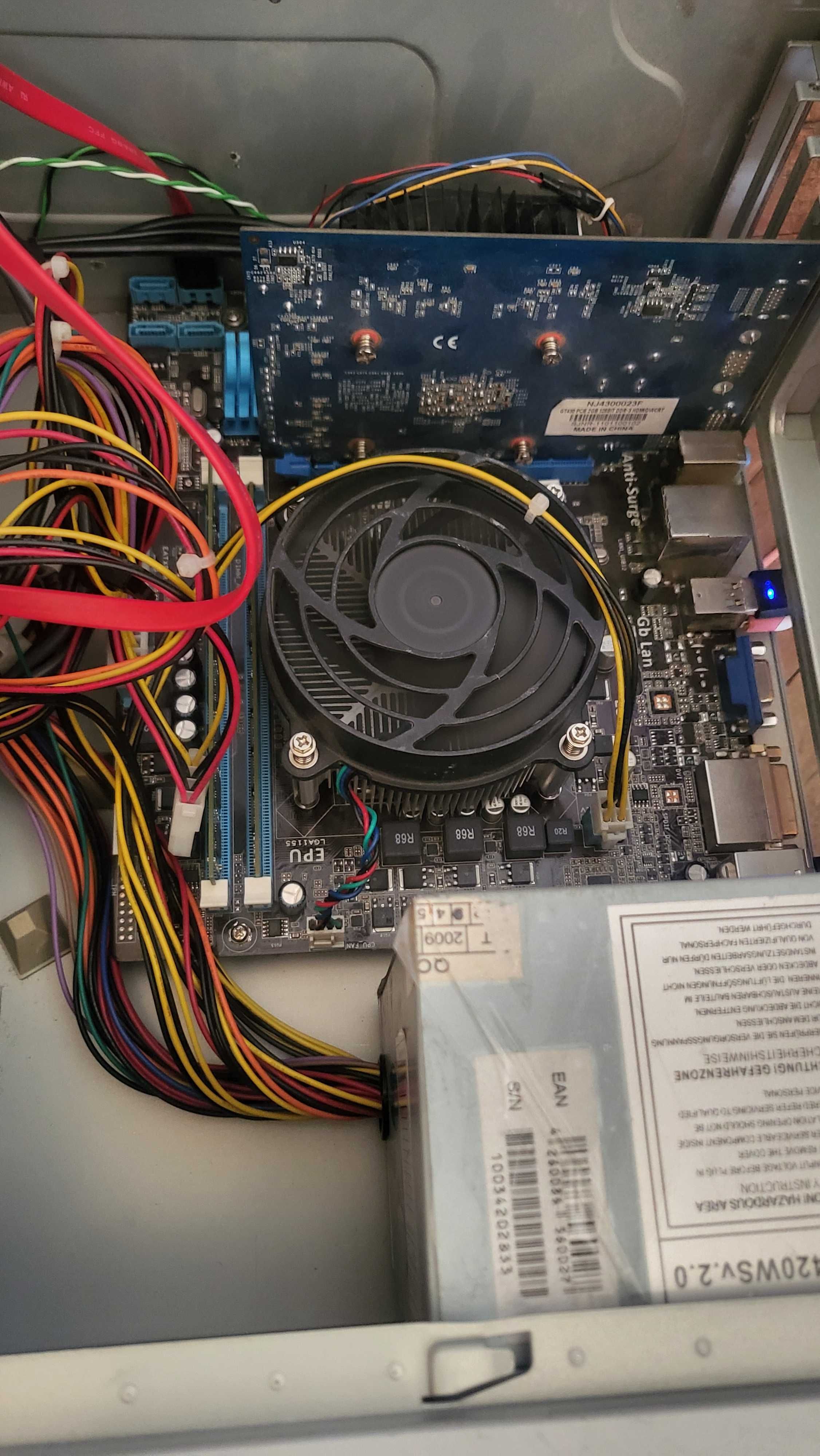 Комплект материнська плата  + і5-2400 з охолодженням + озу ddr3 8 гб