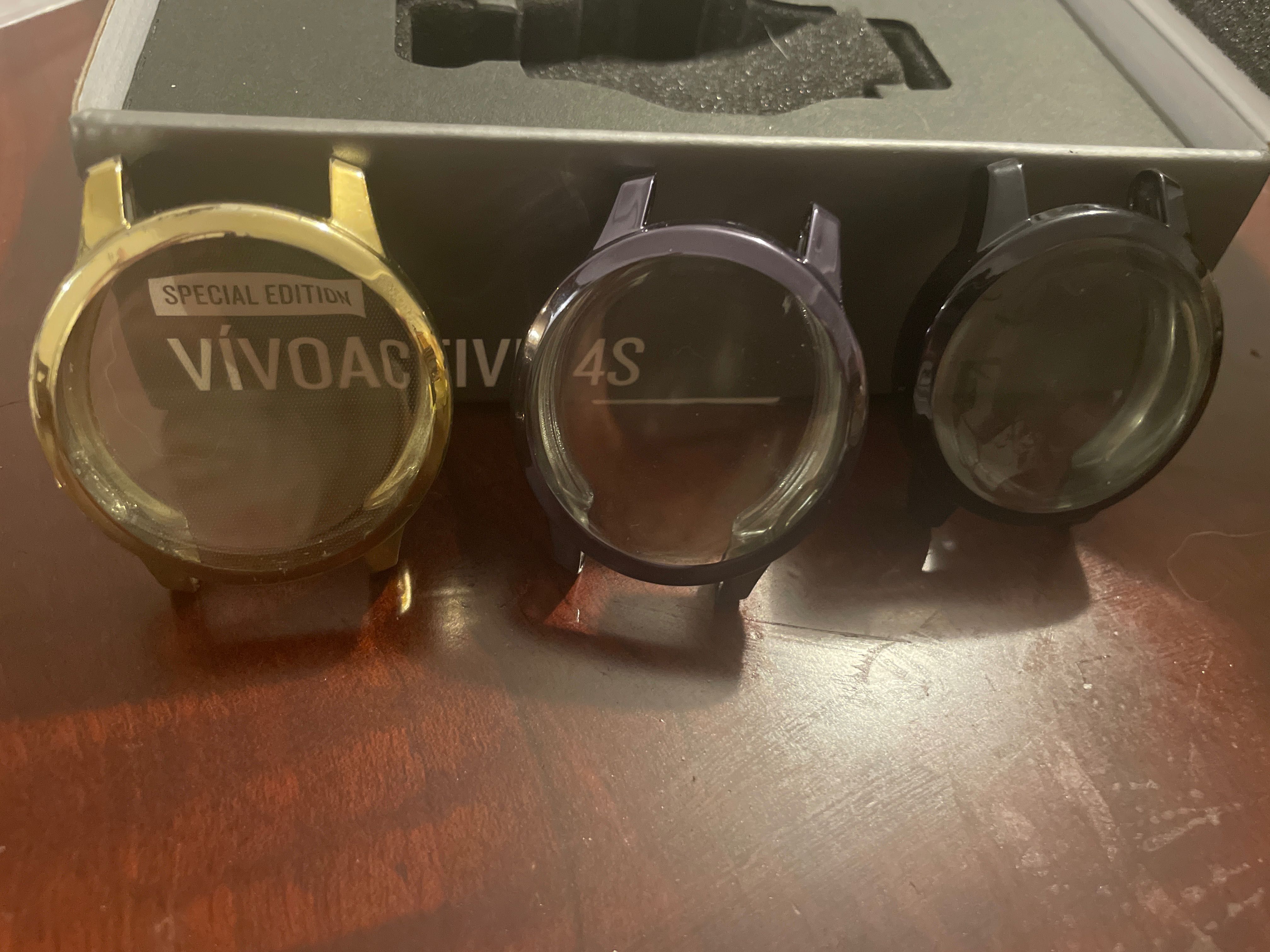 Braceletes e proteção de ecrã para Garmin Vivoactive 4s