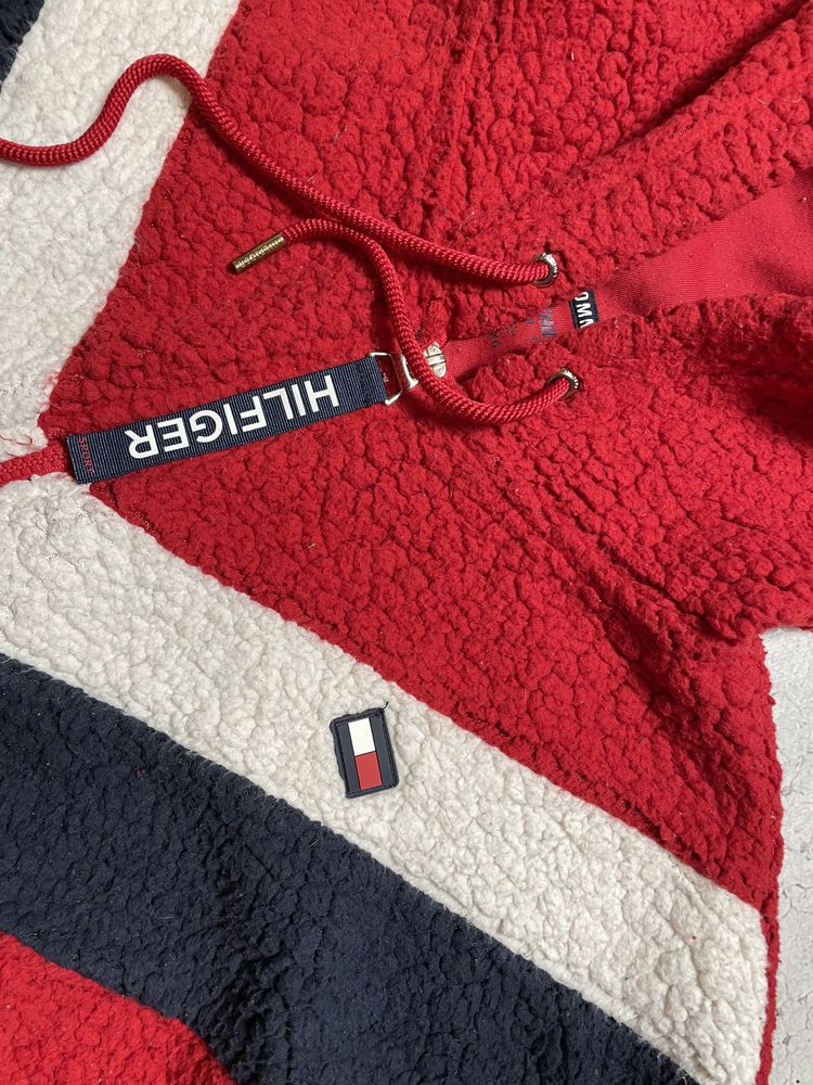 Женская Флисовая Кофта Шерпа Tommy Hilfiger Sport Оригинал L-XL
