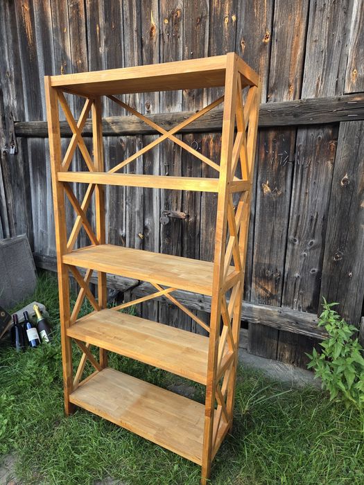 Regał dębowy na książki