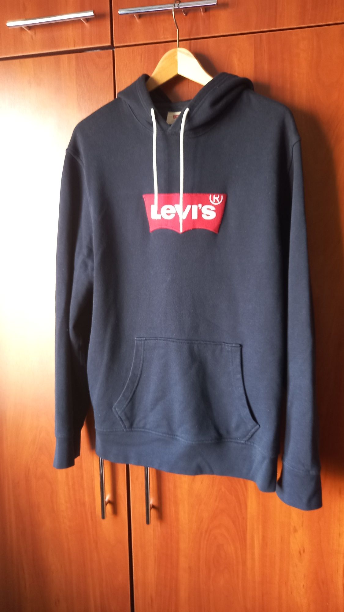 Bluza dresowa męska z kapturem levi's r.L