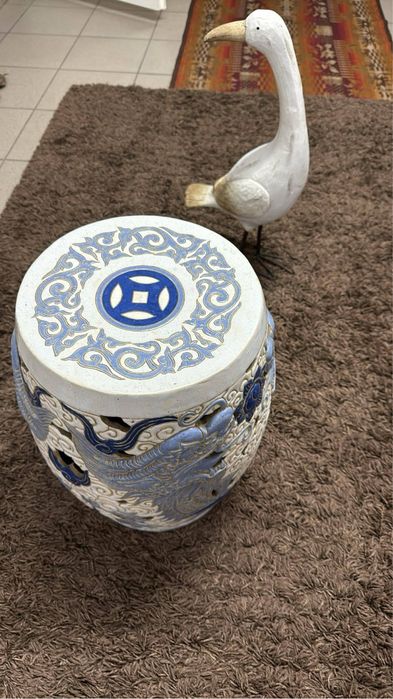 Donica ceramiczna chińskie siedzisko 2 szt.