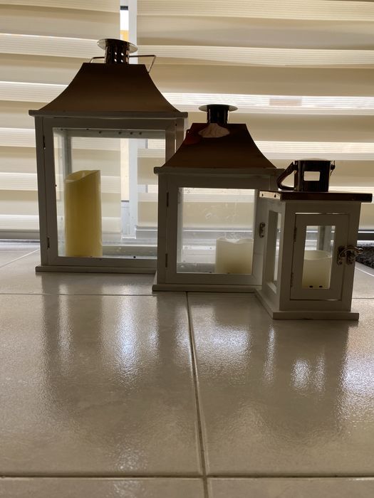 Conjunto de lanternas decorativas