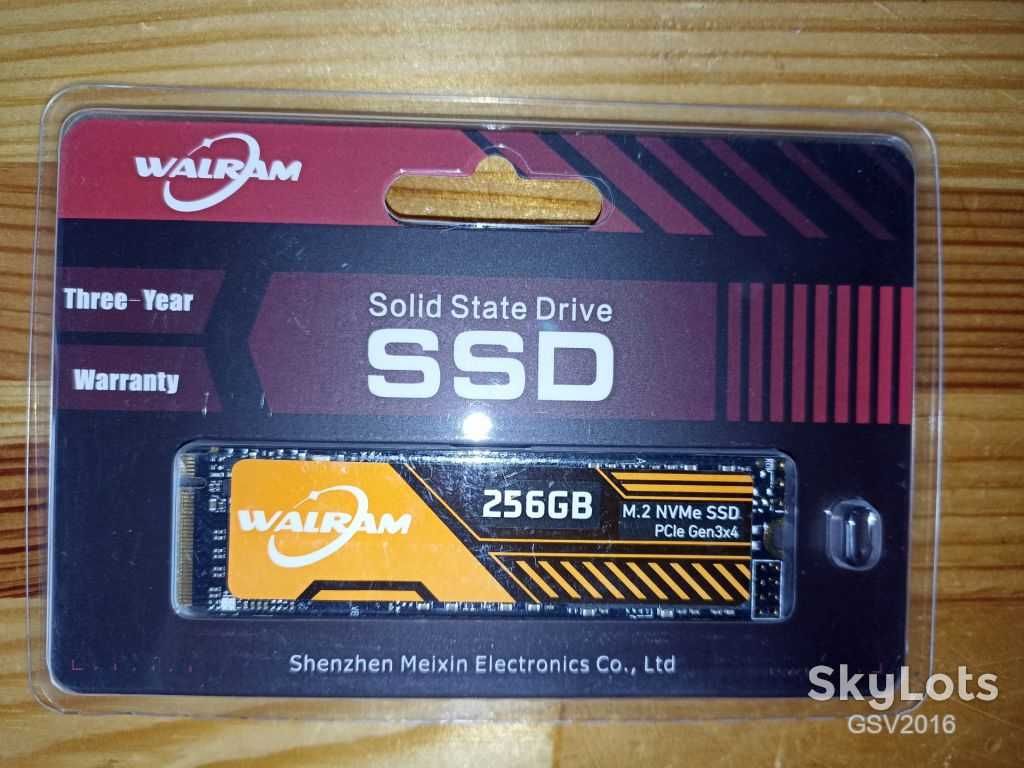 256 GB M2 NVME SSD PCIe Gen3x4 Walram