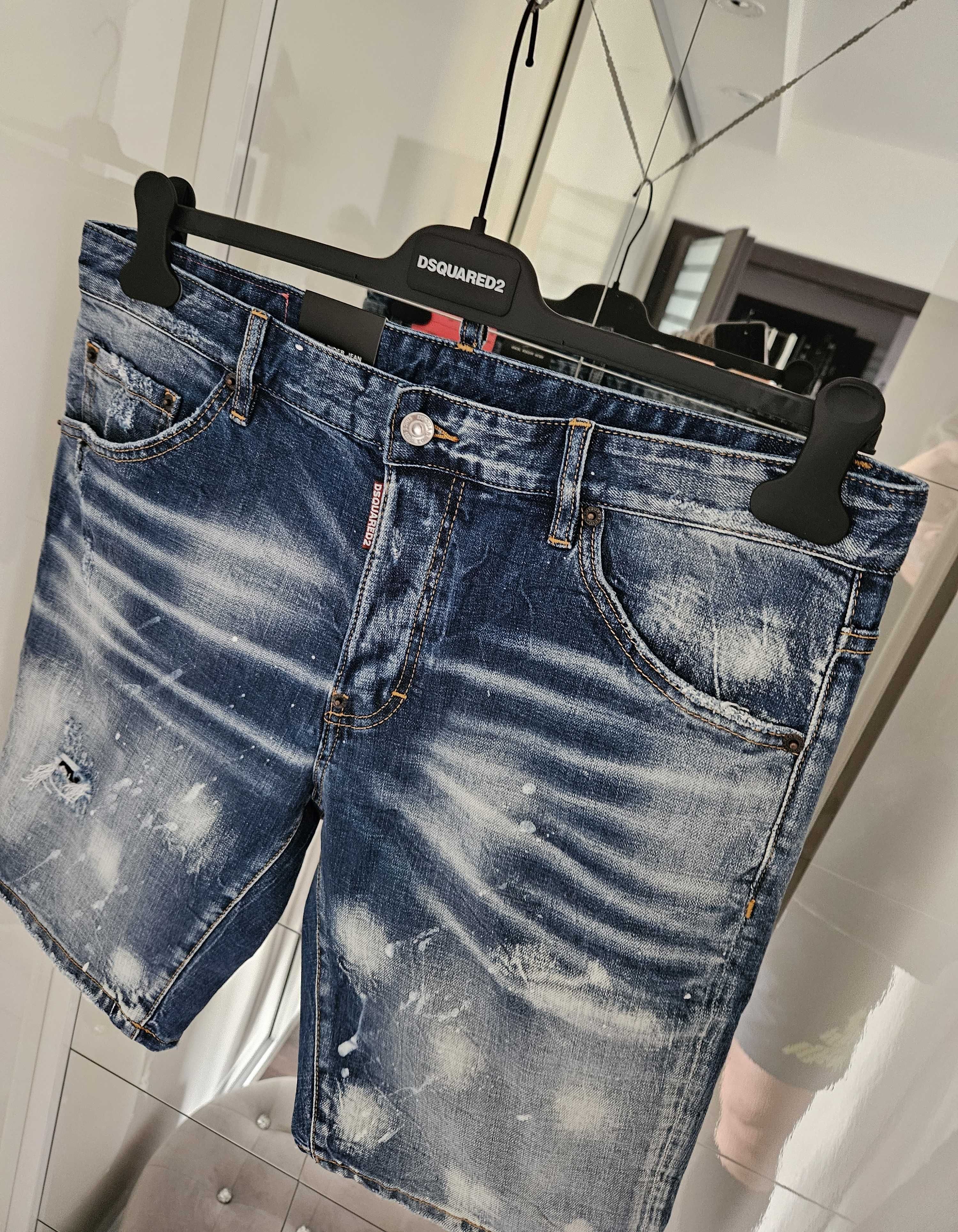 Dsquared2 szorty spodenki jeansowe sezon SS24