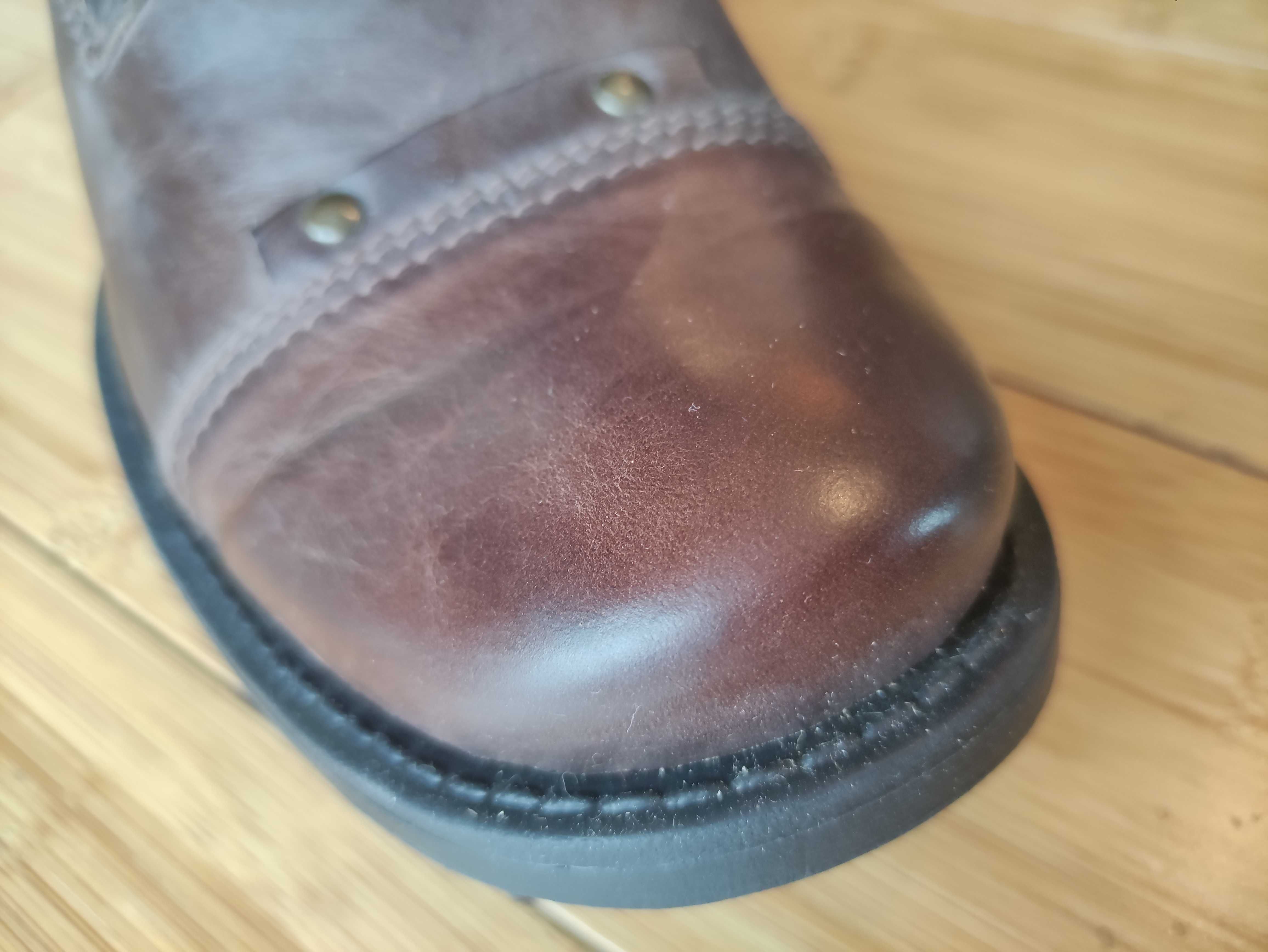 buty skórzane męskie nad kostkę Fado 42