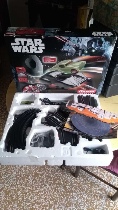 трековая большая скоростная дорога Pista Carrera Go!!! Star Wars