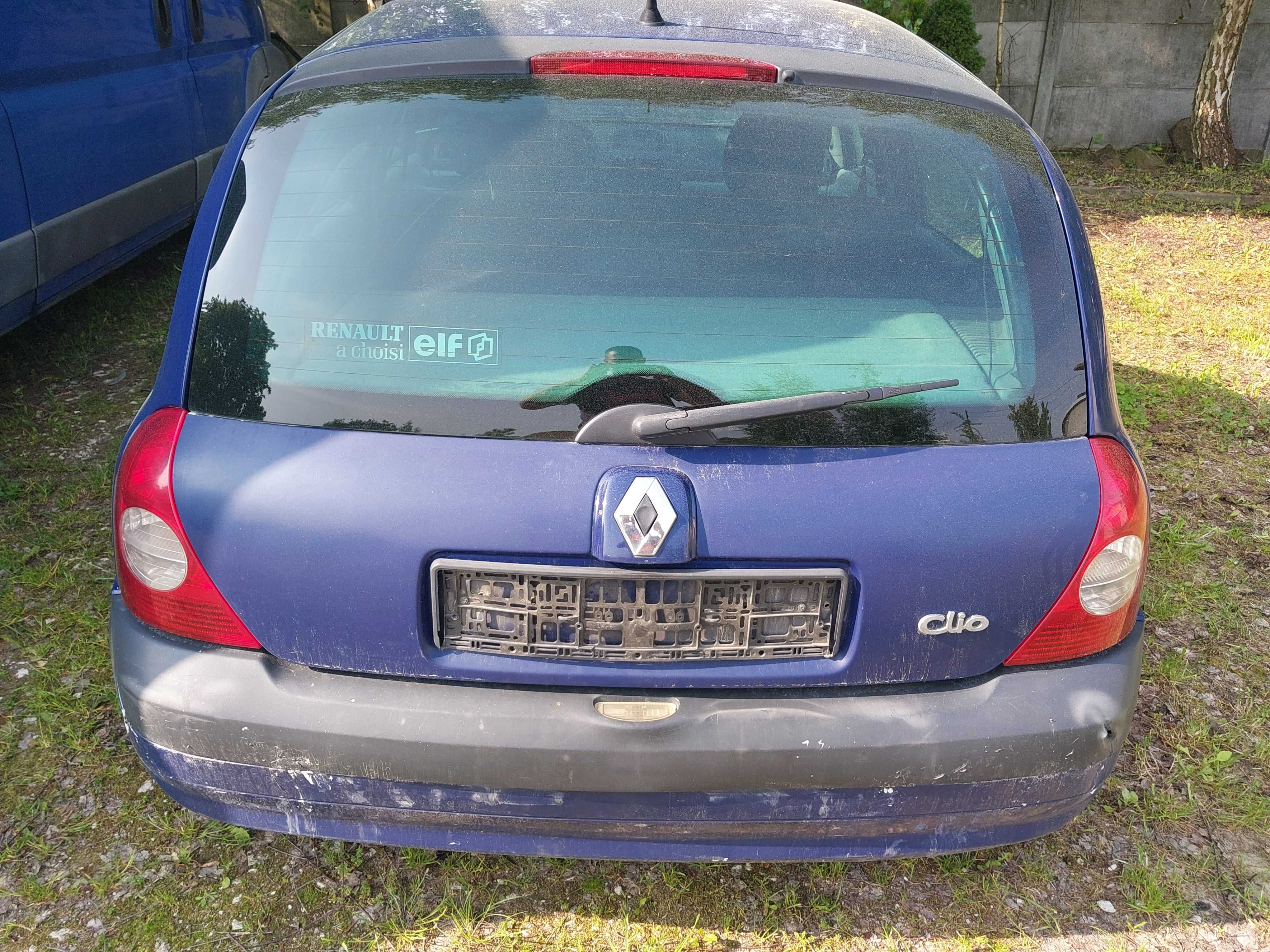 Klapa tyl renault clio 2 lift