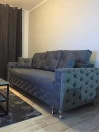Sofa kanapa z funkcją spania łóżko pilowane