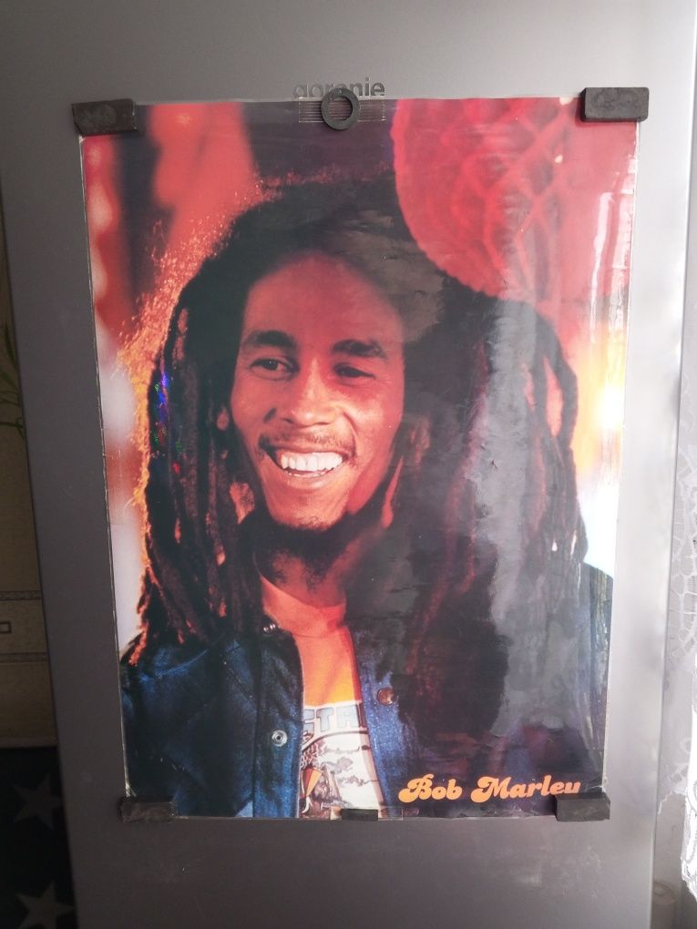 Plakat laminowany Bob Marley smile