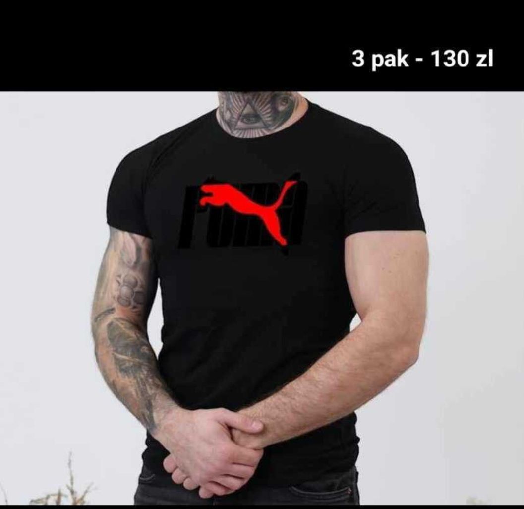 Koszulki Puma 3 pak