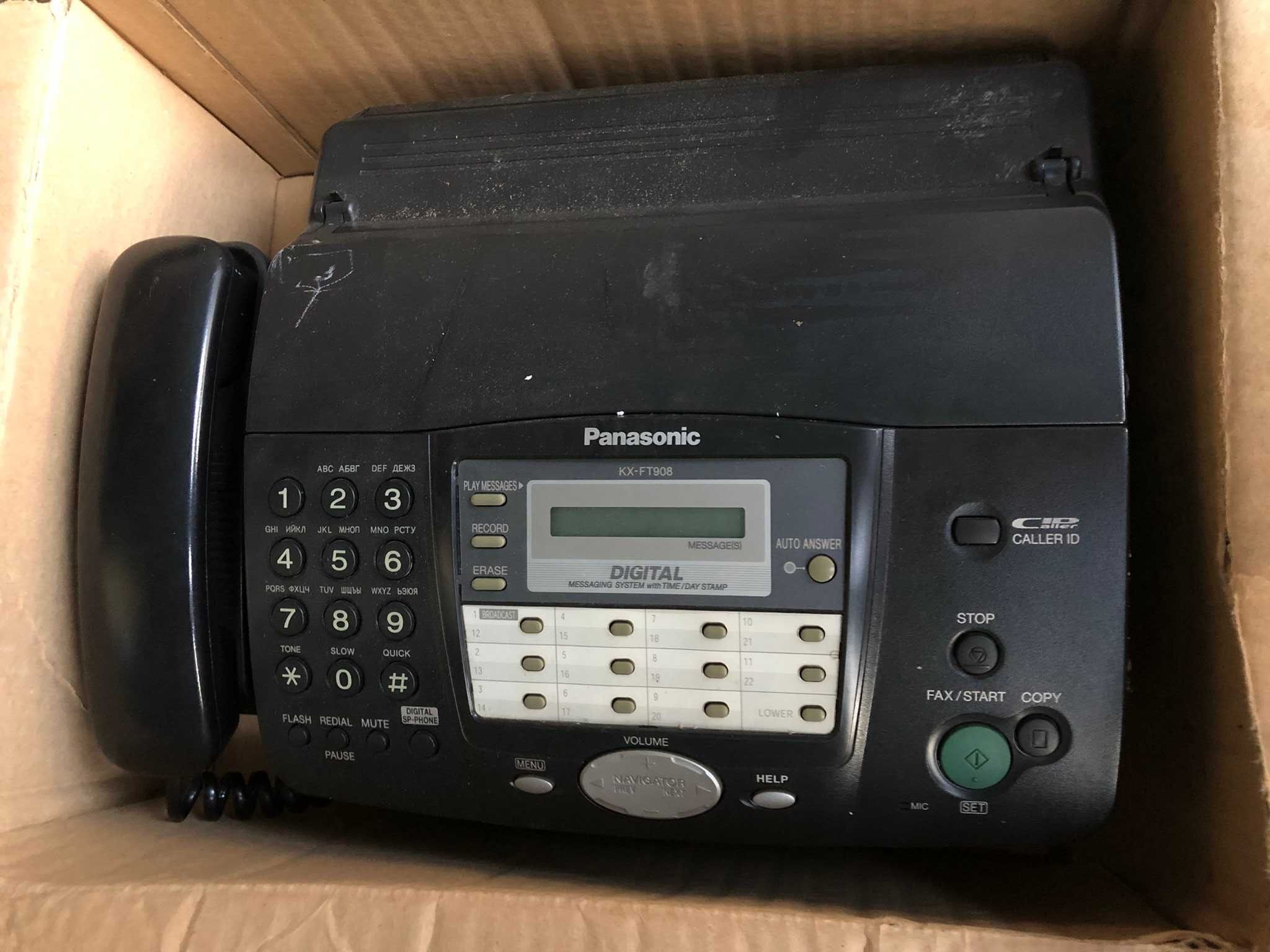 продам факс 2 шт телефон  Panasonic KX-FT68 Panasonic KX-FT908