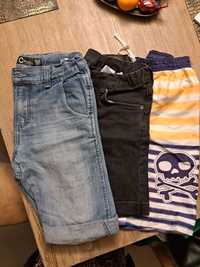 Spodnie spodenki jeans 152/158
