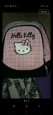 Nowy plecak hello kitty